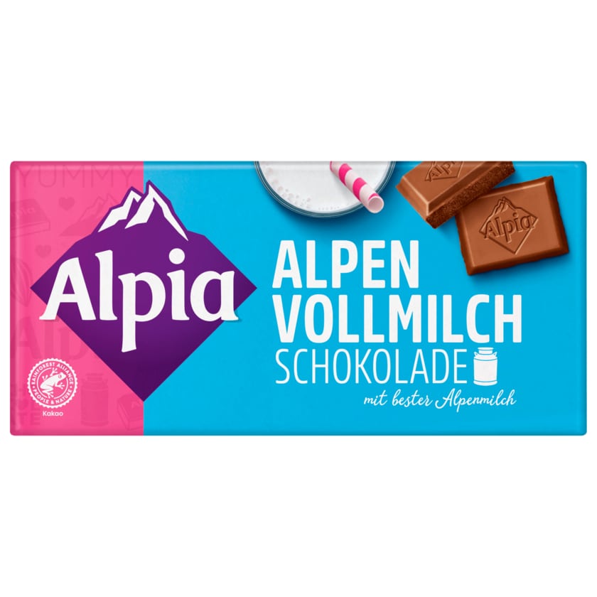 Alpia Alpenvollmilch Schokolade 100g